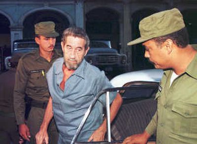 
American fugitive financier Robert Vesco arrives at court in Havana, Cuba Aug. 2, 1996, on the second day of his trial.
 (Canadian Press / The Spokesman-Review)