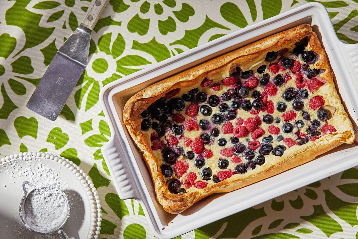 This giant, puffy Dutch baby, topped with fresh fruit, is a great way to start - or end - your day - The Spokesman-Review