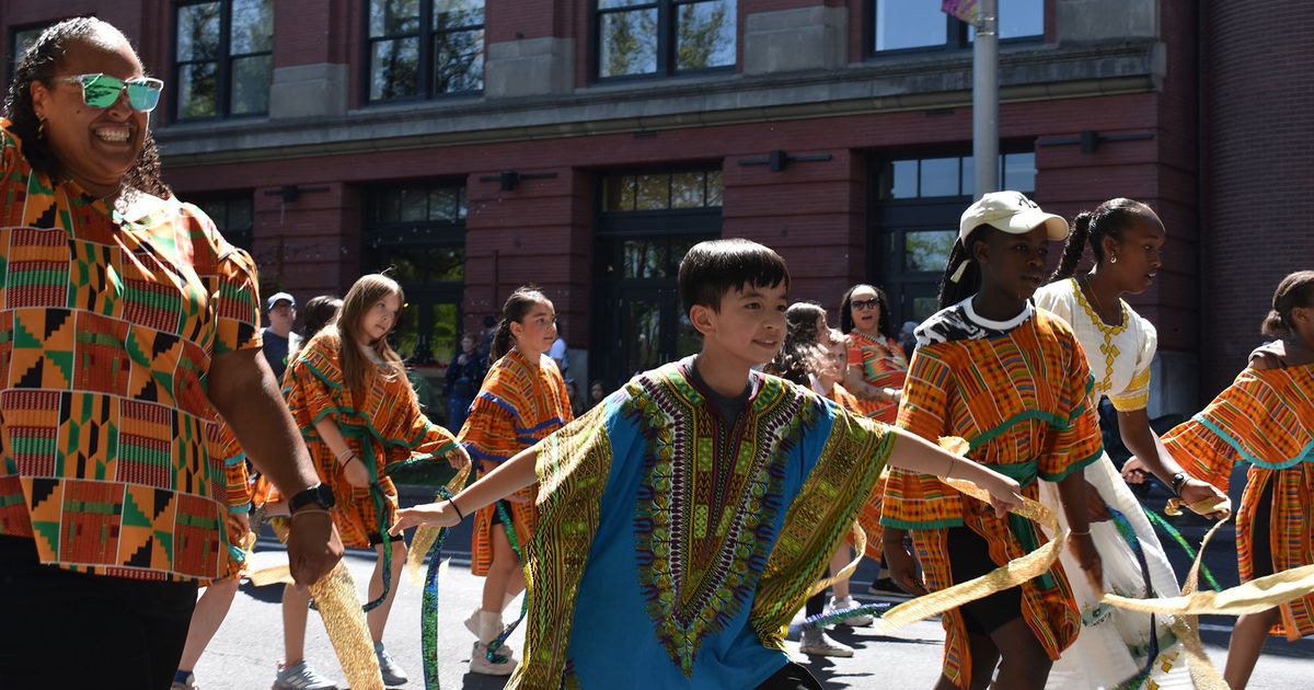 Middle schools show spirit and talent at Junior Lilac Parade