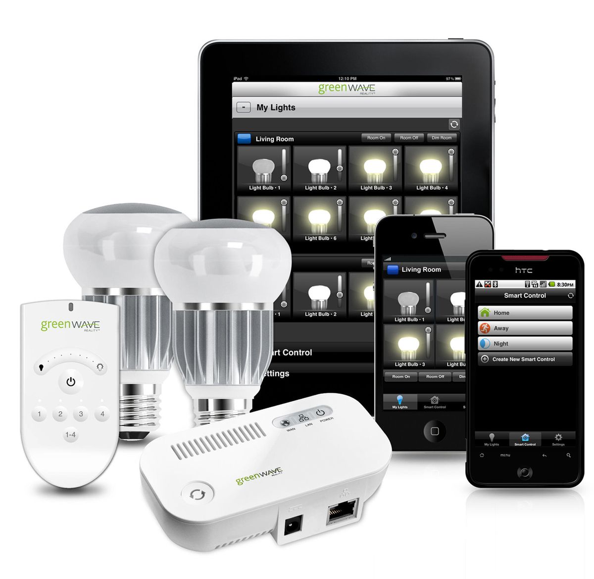 A do-it-yourselfer who wants remote control of their home lighting can choose GreenWave’s system.