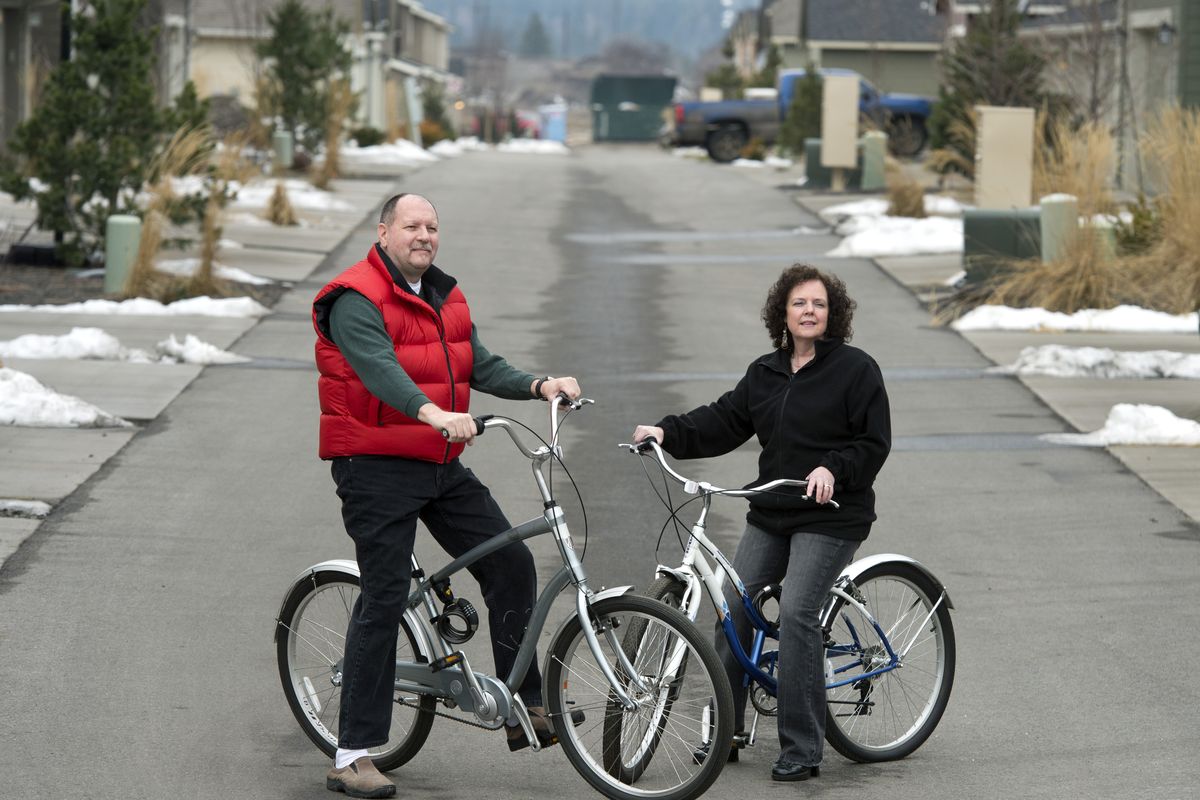 Gene and Cheryl Decheff enjoy living so close to downtown, which offers more opportunities to ride their bikes. (Dan Pelle)