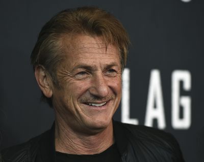 In this Aug. 11, 2021 photo, Sean Penn arrives at the Los Angeles premiere of