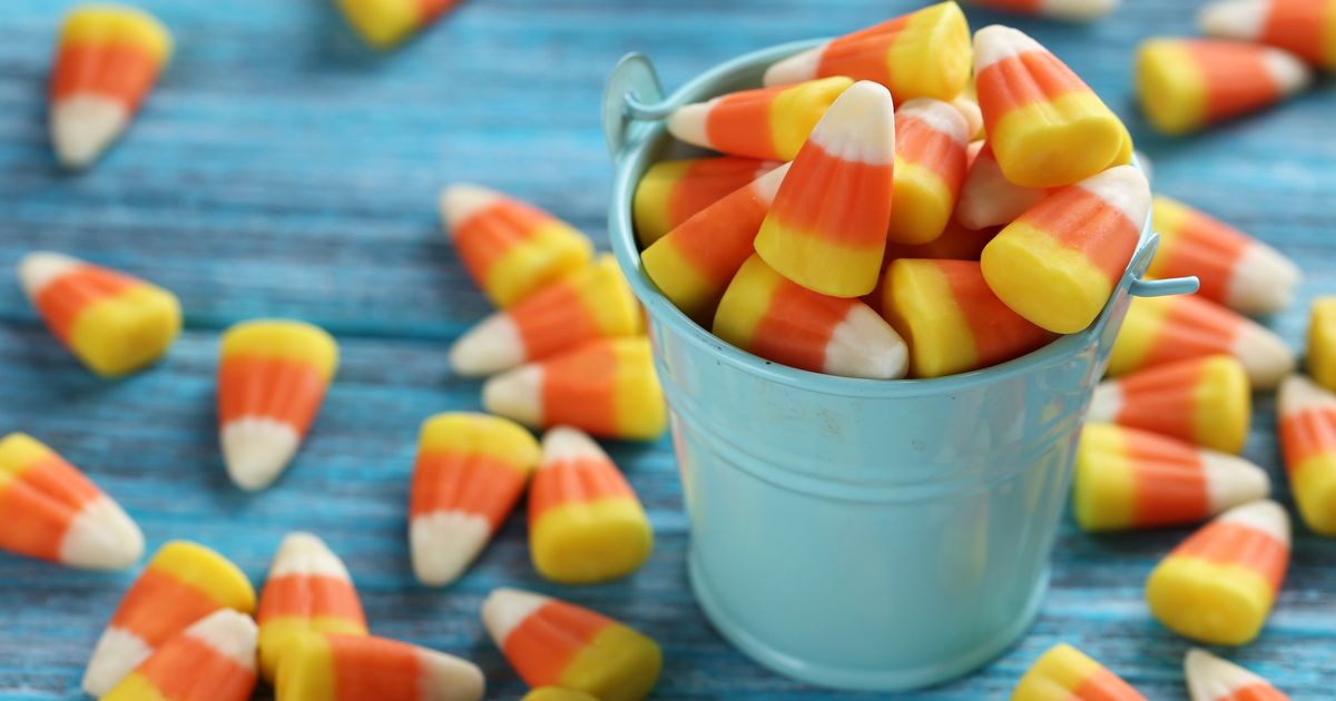 Homemade candy corn bring the orange, white and yellow treat home for the holidays