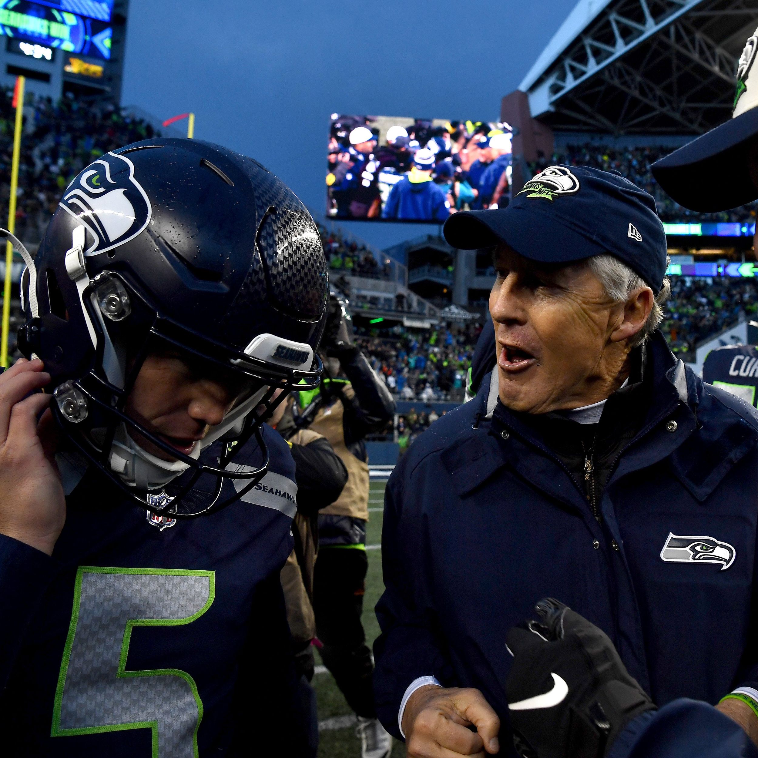 Seahawks' Pete Carroll says Geno Smith 'lucky' to escape serious