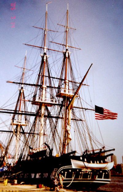
The USS Constitution.
 (The Spokesman-Review)