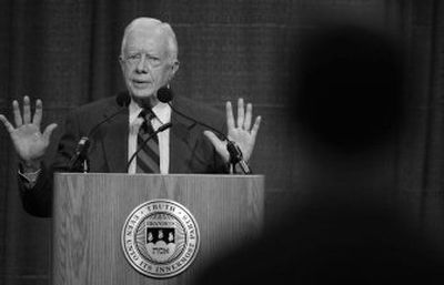
Former President Carter says Bush administration policies represent a 