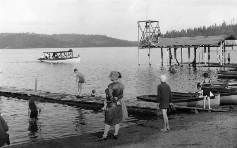 Newman Lake. July, 1920s. Photo Archive/The Spokesman-Review. (Photo Archive/spokesman-review)