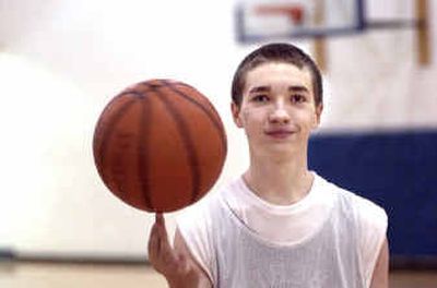16-year-old Corbin Benn plays basketball for the Timberlake junior varsity team.
(Tom Davenport/ / The Spokesman-Review)