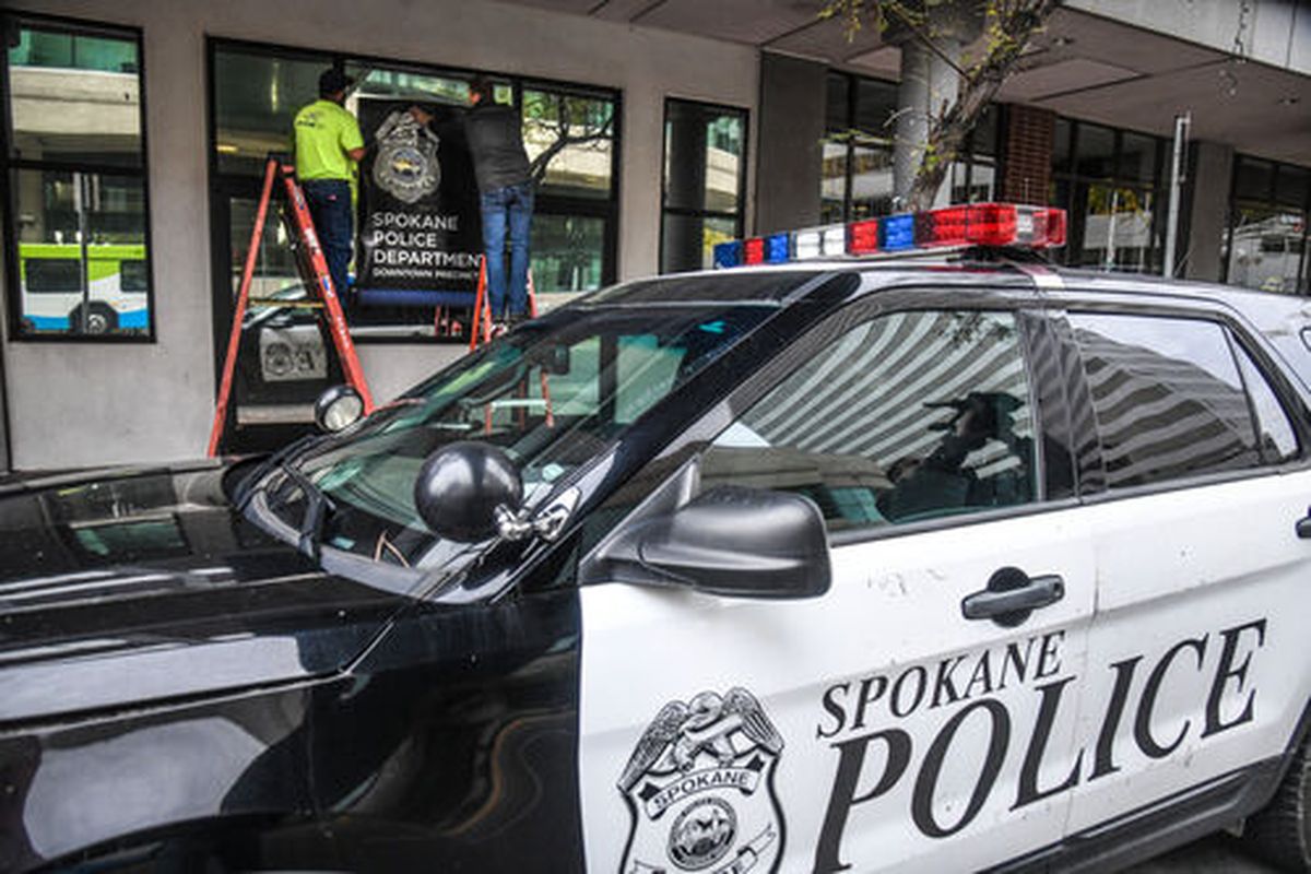 The Spokane Police Department is reporting a significant drop in property crimes spanning the past five years.  (DAN PELLE/THE SPOKESMAN-REVIEW)