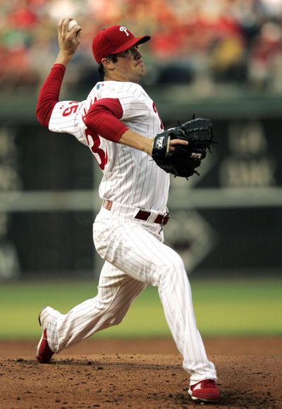 The departure of left-hander Cole Hamels may benefit the Philadelphia Phillies in the long run. (Associated Press)