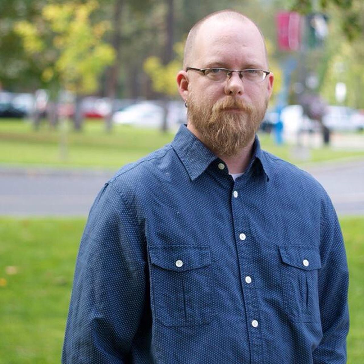 Thom Caraway teaches editing, book design, and creative writing at Whitworth University, where he is also the editor of the literary magazine, Rock & Sling. He concludes his two-year term as Spokane’s inaugural poet laureate this month. (Courtesy of Thom Caraway / Courtesy of Thom Caraway)