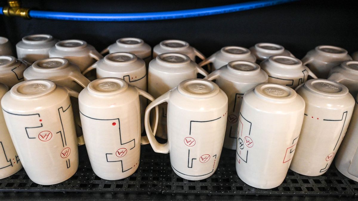 Humble Abode Brewing has a Mug Club for its patrons. The mugs were created by a local artist.  (DAN PELLE/THE SPOKESMAN-REVIEW)