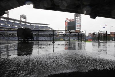 Associated Press Tuesday’s weather in Philadelphia was no better than Monday’s. (Associated Press / The Spokesman-Review)