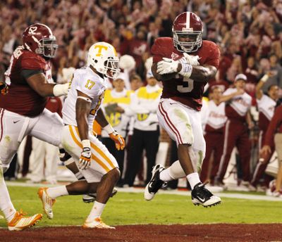 Trent Richardson had two TDs in Alabama’s win. (Associated Press)