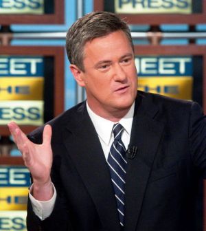 Joe Scarborough, host of MSNBC's "Morning Joe" right discusses the future of the Republican party on NBC's "Meet the Press" in Washington. (AP file photo)