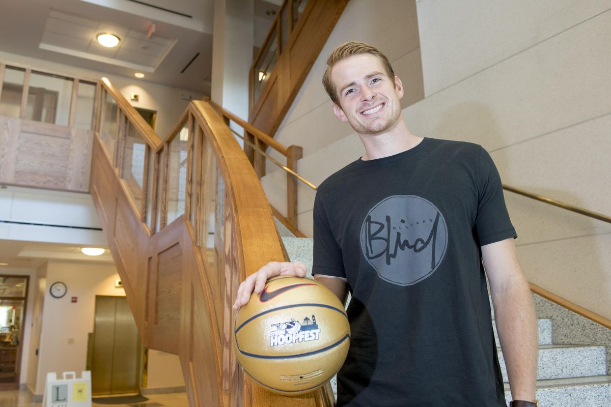 Hoopfest champion Matt Brunell is a third-year law student at Gonzaga. (Jesse Tinsley / The Spokesman-Review)