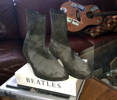 Doug Clark’s Beatle Boots still fit him – for a while. (Doug Clark)