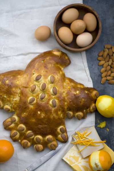 Italian dove bread is traditionally eaten around Easter and often paired with espresso or a cappuccino. (Associated Press)