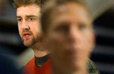 
GU's Sean Mallon, left, likes the quickness Bulldogs coach Mark Few can utilize on defense this season. 
 (Christopher Anderson / The Spokesman-Review)