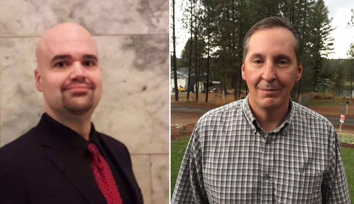 Scott Ellsworth, left, is challenging incumbent board member Jon Roman in a race for Riverside School Board in the November 2017 election. (Courtesy photos)