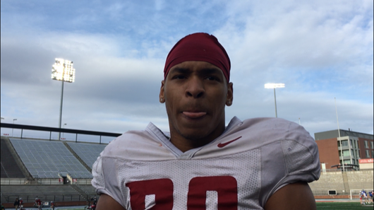 Video Washington State Defensive End Nnamdi Oguayo Post Practice March 