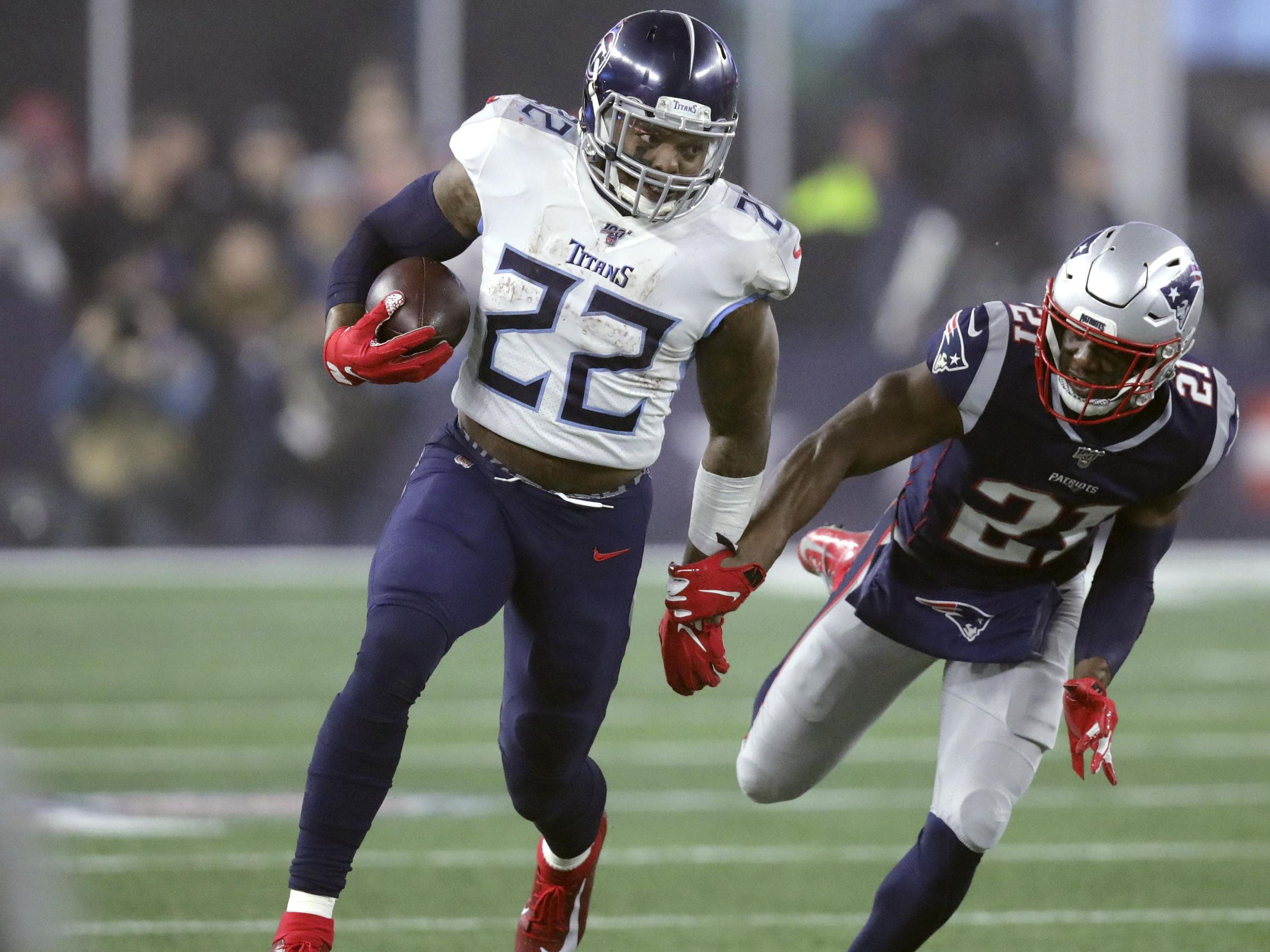 Derrick Henry, Titans stun Patriots, 20-13, in wild-card upset