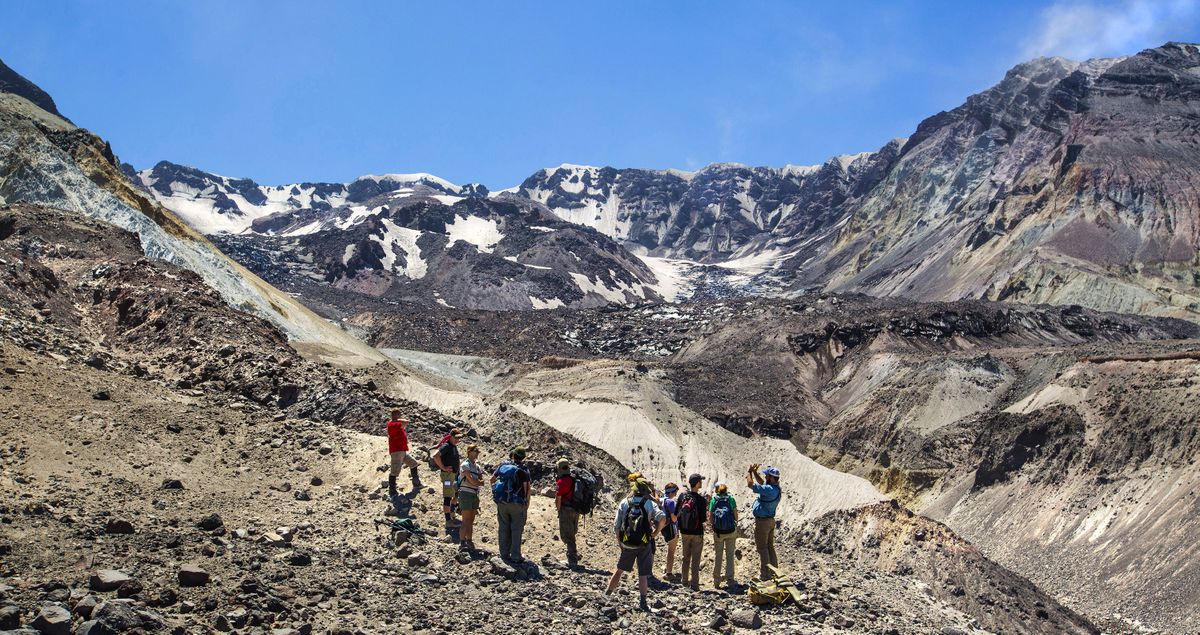 The Mount St. Helens Crater Glacier View hike is accessible from the Loowit Trail and carries a $195 price tag.