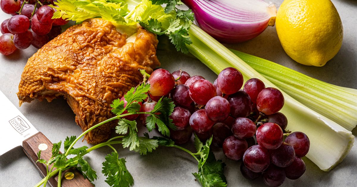 Make summer cooking more chill with this easy curried chicken salad