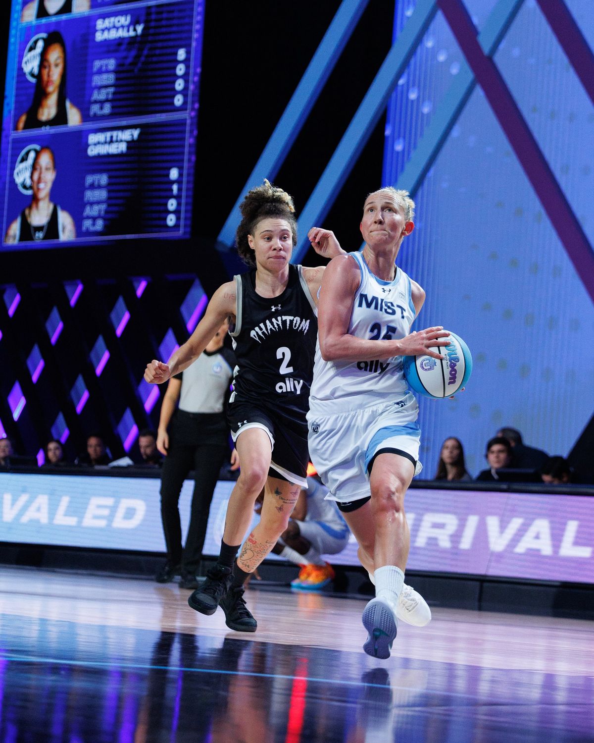 Former Gonzaga standout Courtney Vandersloot is playing in the inaugural season of the Unrivaled 3x3 league this season.  (Courtesy of Unrivaled Basketball)