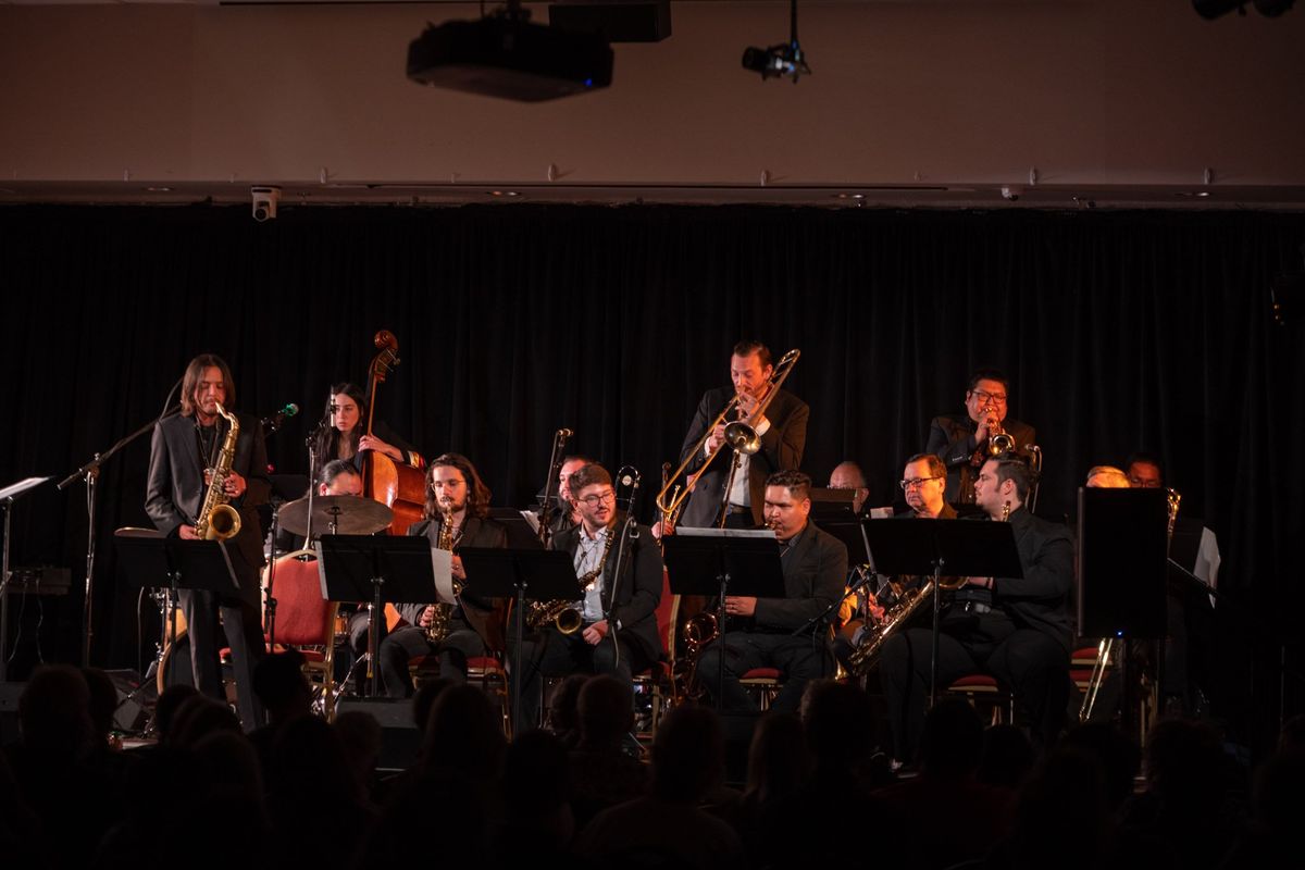 The Julia Keefe Indigenous Big Band plays May 5 at the Juneau Jazz & Classics. The band will perform Saturday at the Kennedy Center, as part of a five-day residency.  (Courtesy of Cody J. Bennett)