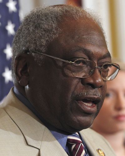 House Assistant Majority Leader James Clyburn of South Carolina is one of three House Democrats on Congress' new debt-reduction supercommittee. (Pablo Monsivais / Associated Press)