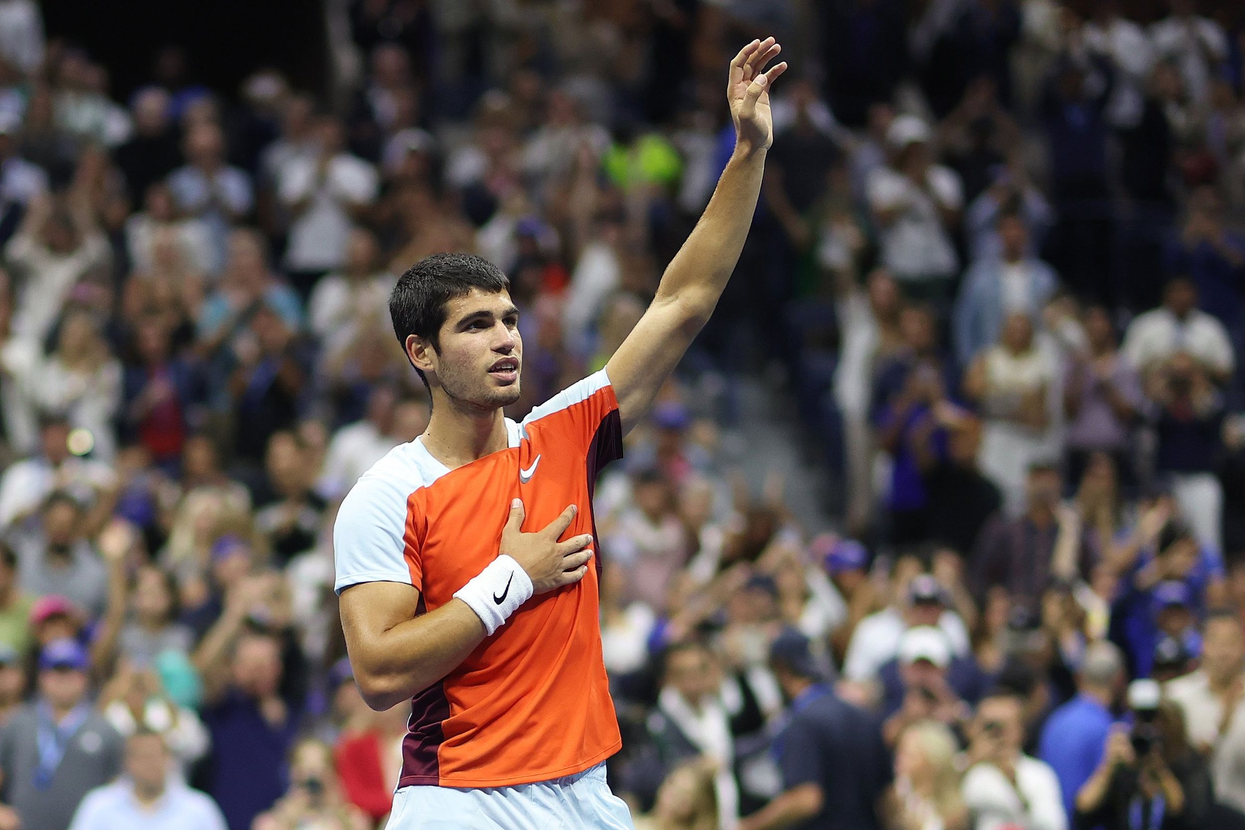 carlos alcaraz wins  open mens singles title