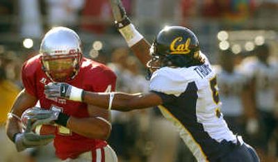 
Cal cornerback Syd'Quan Thompson
 (The Spokesman-Review)