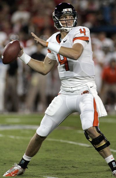 Sophomore quarterback Sean Mannion has guided Oregon State to a 3-0 record and No. 14 ranking. (Associated Press)