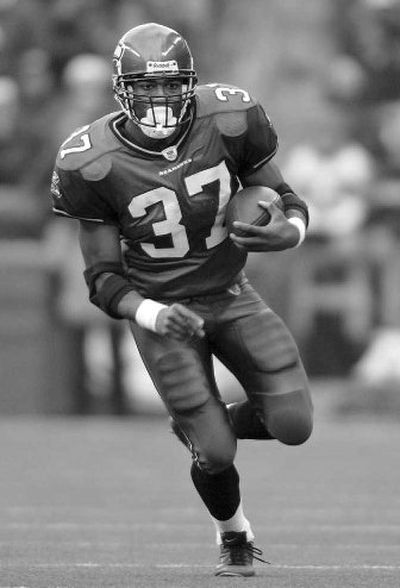 
Shaun Alexander may get another set of X-rays to determine if his left foot is still cracked. 
 (Associated Press / The Spokesman-Review)