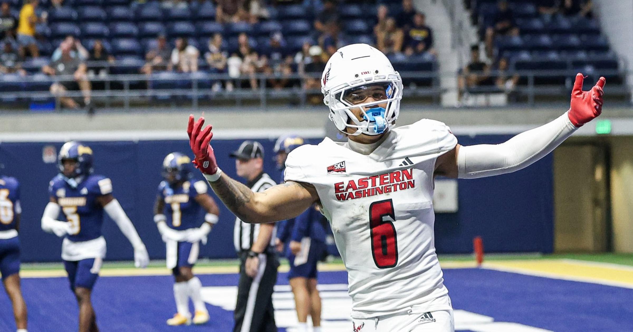 Eastern Washington receivers Drew Carlson, Jaxon Branch excel in opener | Notebook