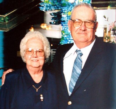 
Neva and Don Hargrave dressed up for this portrait aboard ship on a 2002 Alaskan cruise. Photo courtesy of family
 (Photo courtesy of family / The Spokesman-Review)