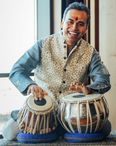 Sandeep Das, a virtuoso of the Indian tabla drums, will joined conductor James Ross and the Spokane Symphony Orchestra for an evening of percussive music on Saturday and Sunday.  (Courtesy of Luke Zvara)