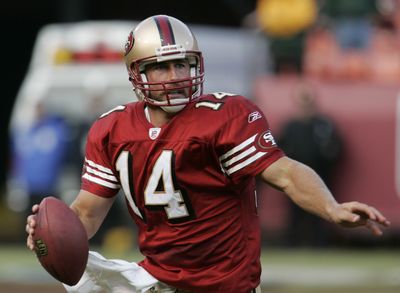 San Francisco 49ers quarterback J.T. O’Sullivan will start when the NFL regular season begins next month. (Associated Press / The Spokesman-Review)