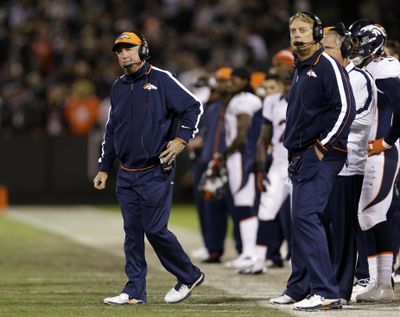 Defensive coordinator Jack Del Rio may be a prime candidate for another NFL head coaching job. (Associated Press)