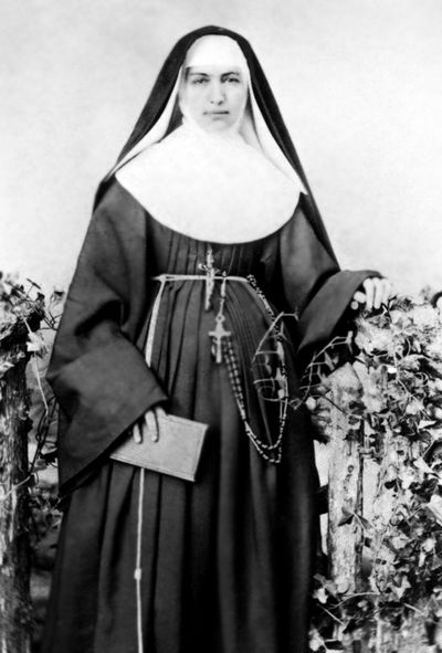 This 1883 photo shows Mother Marianne Cope, who cared for exiled leprosy patients on Molokai in Hawaii. (Associated Press)