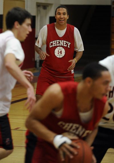 Cheney boys basketball standout DeAngelo Jones was also a two-year starter at quarterback. (Colin Mulvany)