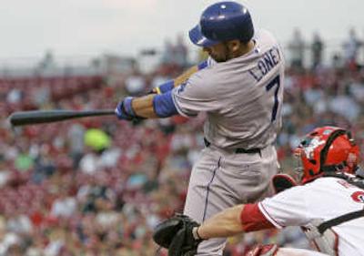 
Dodgers first baseman James Loney doubles in a run during the sixth inning. Associated Press
 (Associated Press / The Spokesman-Review)