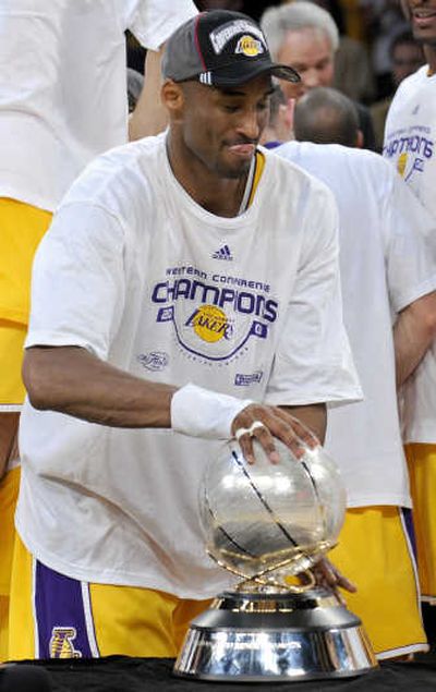 Kobe Bryant of the Los Angeles Lakers and the Western Conference
