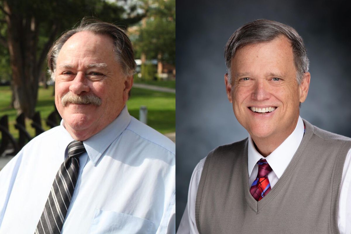 Clark Albritton, left, is challenging incumbent City Councilman Dan Gookin in the race for position 3 on the Coeur d