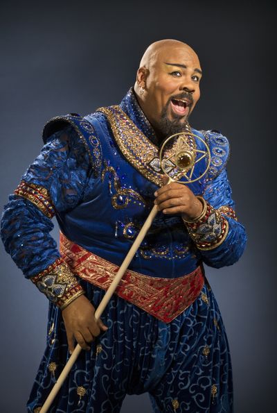 James Monroe Iglehart stars as the Genie in the musical “Aladdin.”