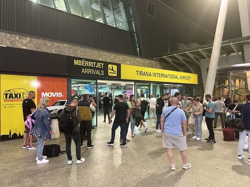 Curiously enough, navigating the airport in Tirana, Albania, was relatively easy. (Dan Webster)