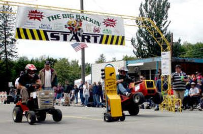 
The front wheels of many of the racers left the ground last weekend as they got the green light and roared down Maine Street. Photos courtesy of Mary Jane Honegger
 (Photos courtesy of Mary Jane Honegger / The Spokesman-Review)
