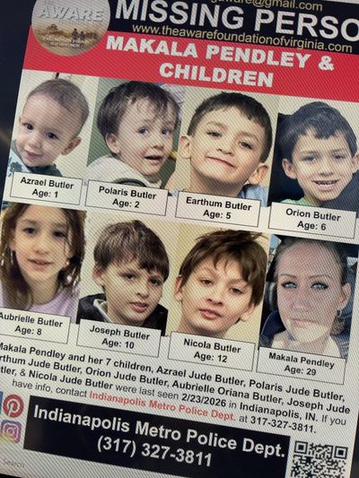 Makala Pendley and her children were reported missing in late February 2026.  (USA Today)