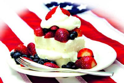 
Try this delicious dessert to crown your patriotic and festive Fourth of July. 
 (File Photo / The Spokesman-Review)
